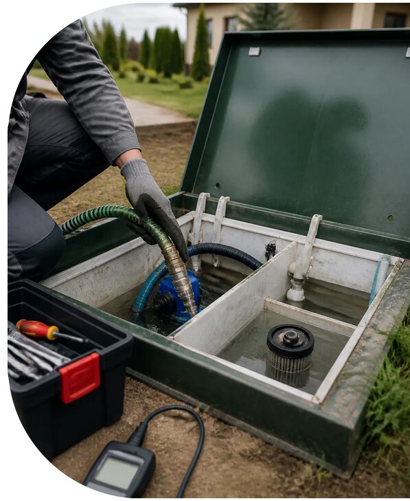 Обслуживание септика в Скопине от 5211 р. | АПаруса-Скп